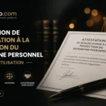 Attestation de renonciation à la protection du patrimoine personnel