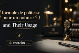 formule de politesse pour un notaire ?