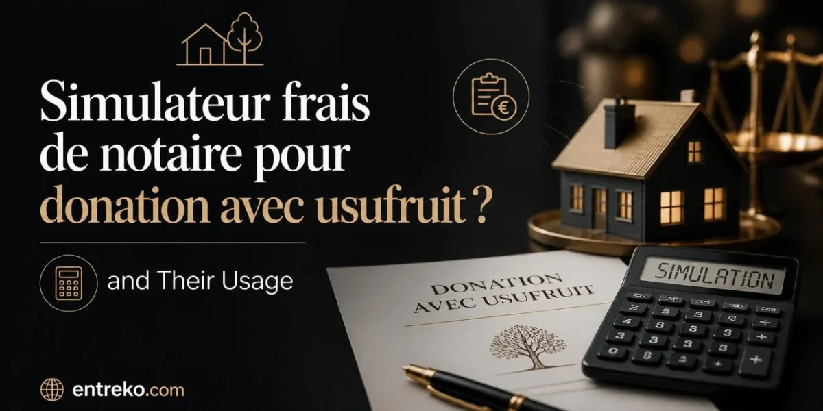 imulateur frais de notaire pour donation avec usufruit ?