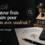 imulateur frais de notaire pour donation avec usufruit ?
