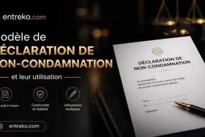modèle de Déclaration de non-condamnation